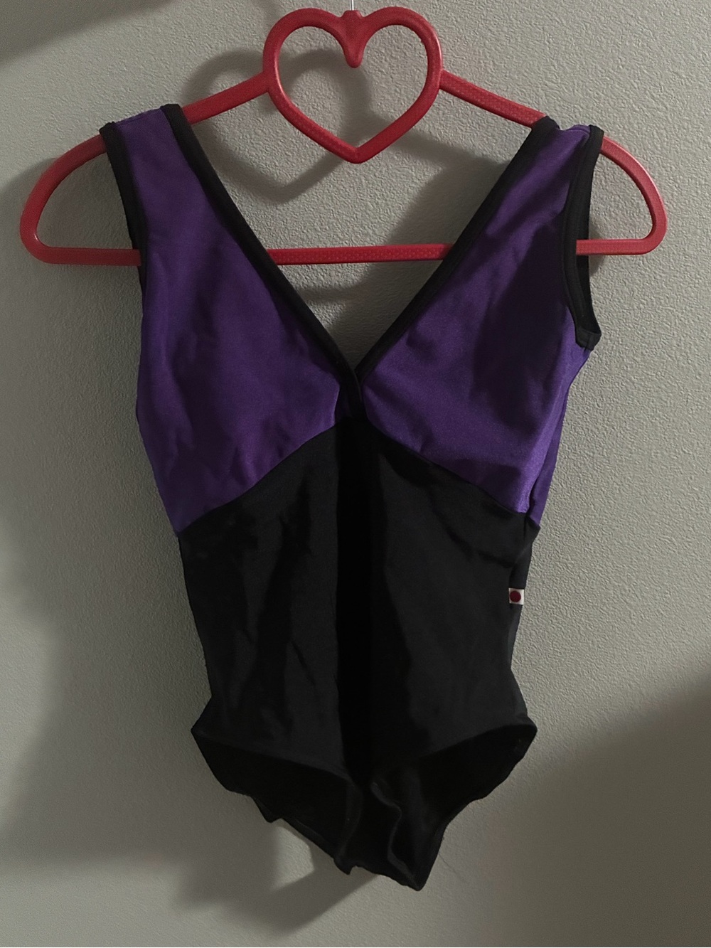 Yumiko “Alicia” style purple and black leotard size S